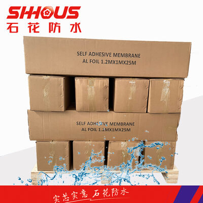 buy No Open Flame Adhesive Backed Waterproof Membrane Bitumen Sheet Roll Double Sided online manufacture